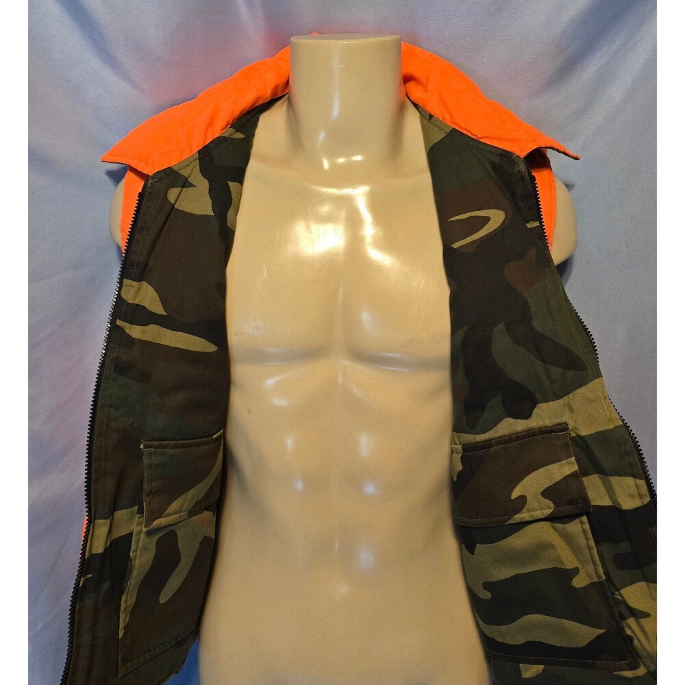 Northwest Territory Men's Reversible Insulated Camo/Orange Hunting Vest